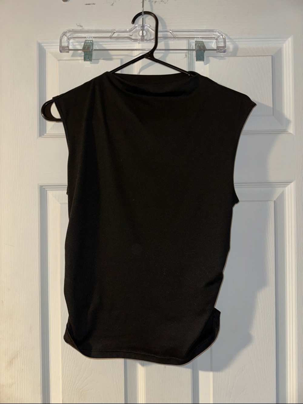 Sleek Black Sleeveless Top